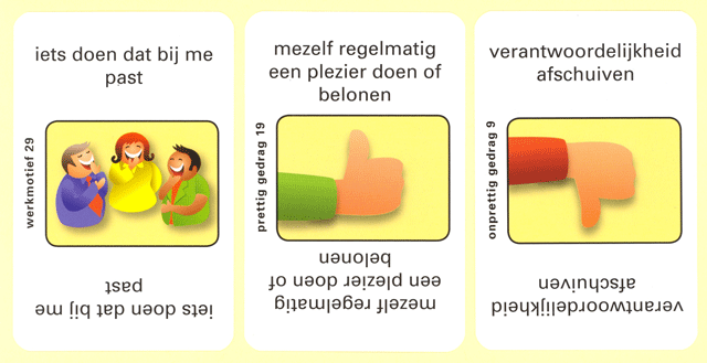 kaarten werkplezierspel